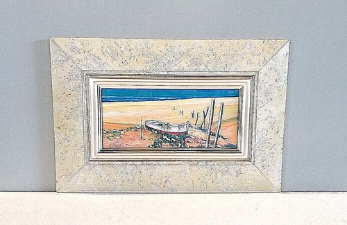 Quadro argento barca su - in,