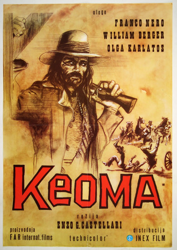 Keoma poster film - keoma, originale
