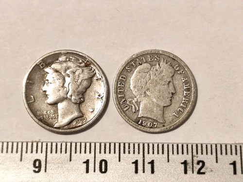 Lotto pezzi dime 1907 1932 - lotto,