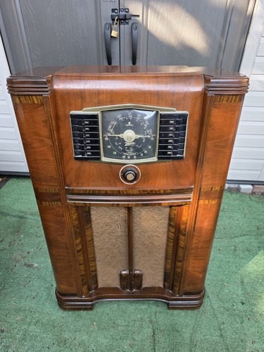 Rara radio valvole console - radio,