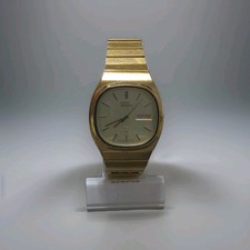 Seiko Quartz Gold Dial Analog