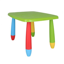 90046 - Tavolo per Bambini, Rettangolare, in Plastica, 73 X 58 Cm X 48 Cm, Color