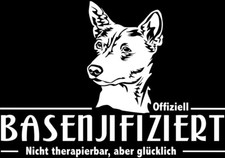 Adesivi auto BASENJI - adesivi