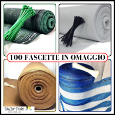 RETE RECINZIONE TELO OMBREGGIANTE FRANGIVISTA FRANGIVENTO VERDE DA GIARDINO