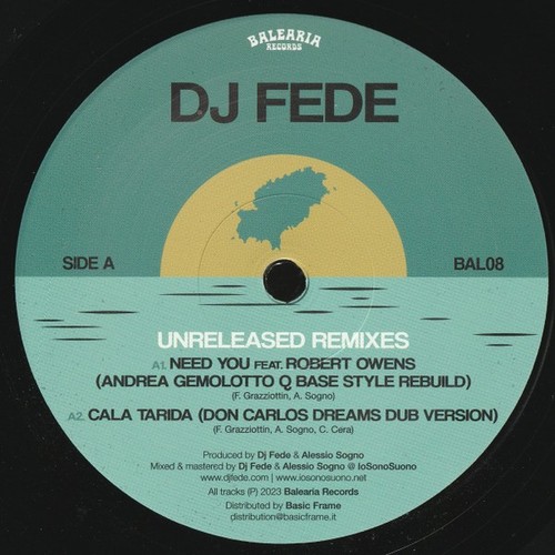 Fede unreleased remixes - fede,