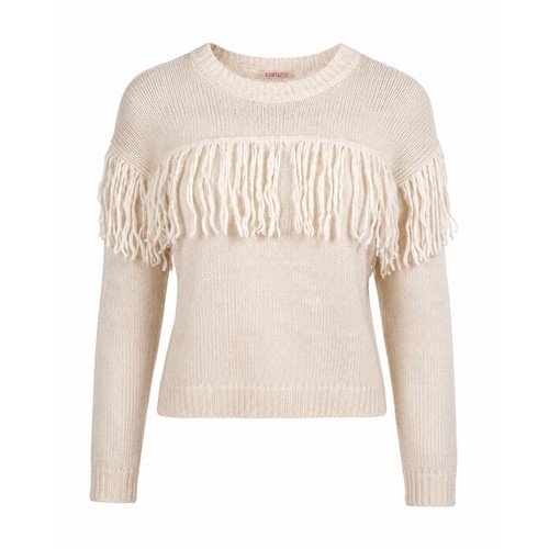 Maglione kontatto frange misto - kontatto,