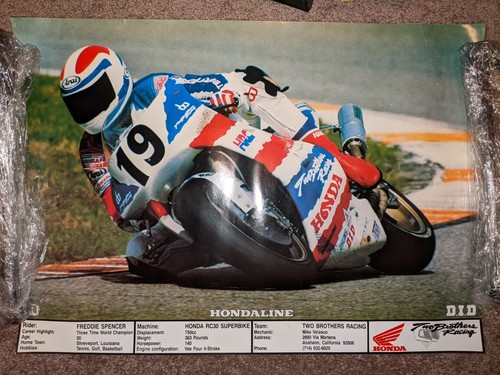 Poster vintage honda rc30 - vintage,