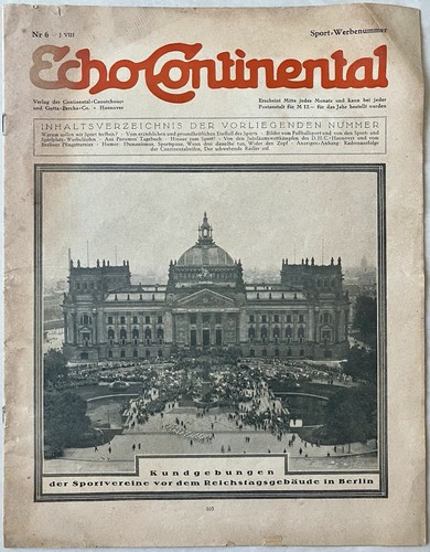 1920 echo continental anno - n.6,