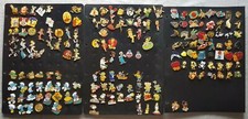 Collezione Spille Fumetti 165 Asterix Looney Toons i Puffi Betty Boop Garfield