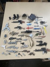 Lotto Accessori Action Figure Ninjia Big Jim Gi Joe E Robots Vintage Epoca 