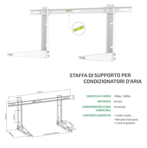 Staffe climatizzatore staffa
