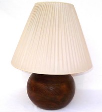 ECCEZIONALE LAMPADA DA TAVOLO abat-jour - anni '60 - TEAK