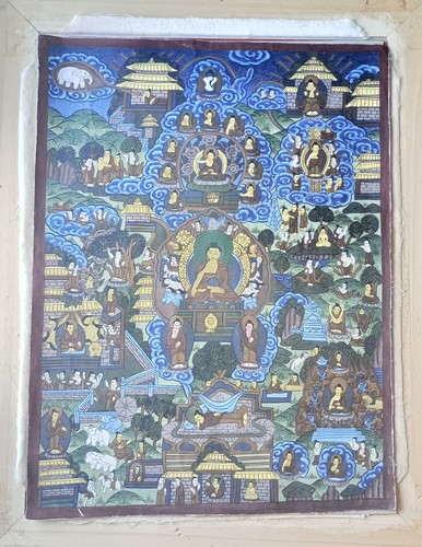 Thangka tibetano secolo - thangka, xx