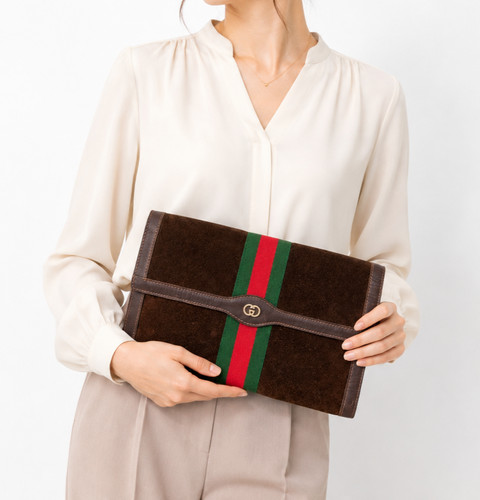 Pochette gucci vintage linea - pochette,