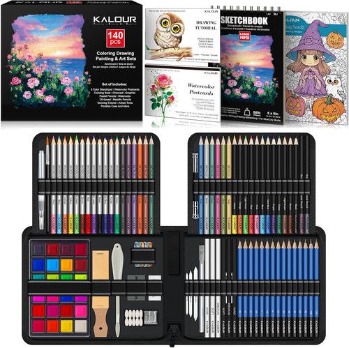 Kit disegno 140 pezzi - kit,