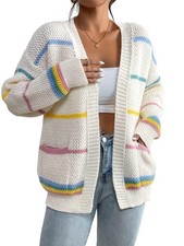 Maglione cardigan oversize