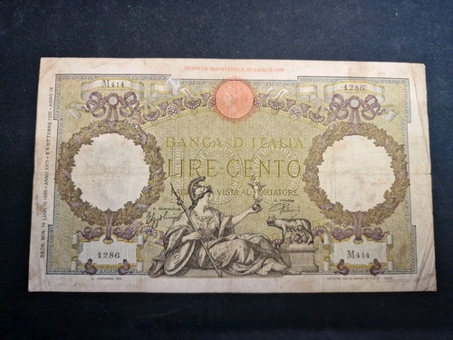 Banconota italia 100 lire - banconota,