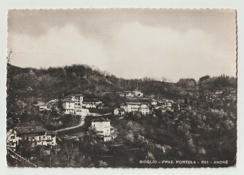 Bioglio biella cartolina fraz - biella,
