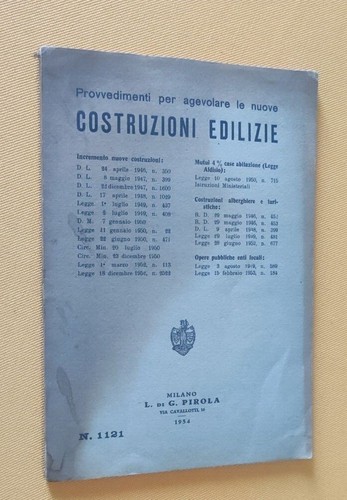 Provvedimenti per agevolare - per,