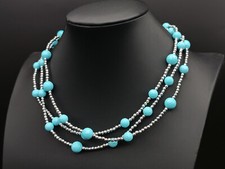 Collana donna turchese