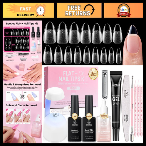 Diy gel nail kit 320pcs - -,