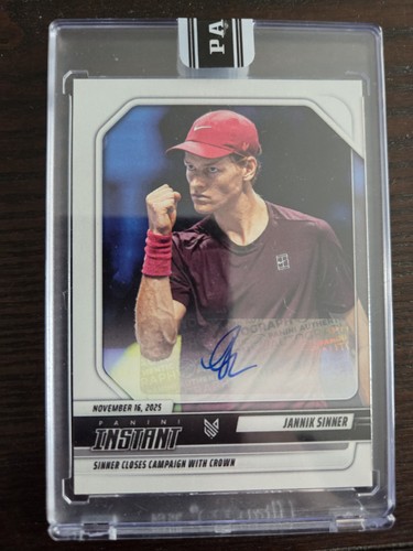 Jannik sinner 2025 panini - sinner,