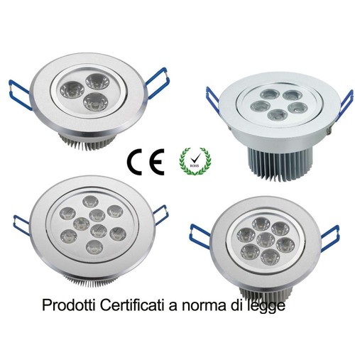 Faretto faro led 7w 9w - led,