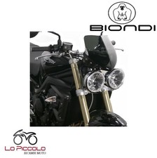 CUPOLINO BIONDI MOTO FUME' CON SERIGRAFIA TRIUMPH STREET TRIPLE 675