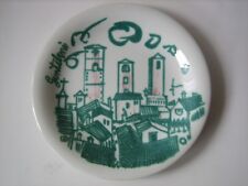 Franco Gentilini piatto ceramica ved. Besio serie cattedrali