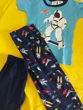 Set pigiama da bambino, a tema spazio, 3 pezzi della Carter's.
