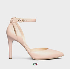 Nero Giardini scarpa donna décollete tacco alto eleganti E101073 pelle Rosa NEW