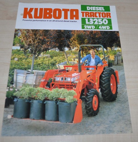 Brochure giapponese trattore