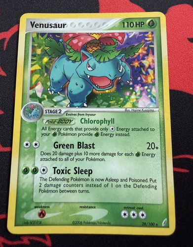 Pokemon tcg venusaur 100 ex - pokemon,