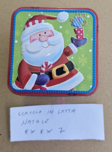 Scatola metallo natale - scatola,