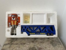 SUPER GOBOTS ROBO MACHINE STACKS TRANSPORT COMPLET DANS POLY BANDAI 85 BEL ÉTAT