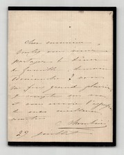 Carlo Chérubini - Lettre