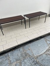 Coppia di Panche Da Appoggio Anni 50 In Perfetto Stato Conservativo