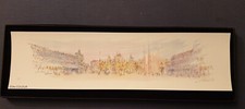 Acquarello Adrian Tuchel Venezia View from Cafè Florian 47x14 con scatola 2 di 3