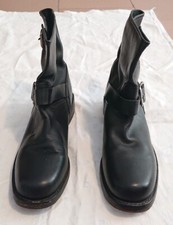 Mr. Wolf Stivaletti Donna Pelle Invernale Nero Originale Usato