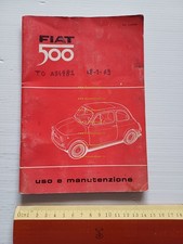 Fiat 500 (110 F) 1966 manuale