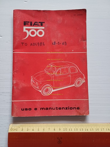 Fiat 500 1966 manuale - f),
