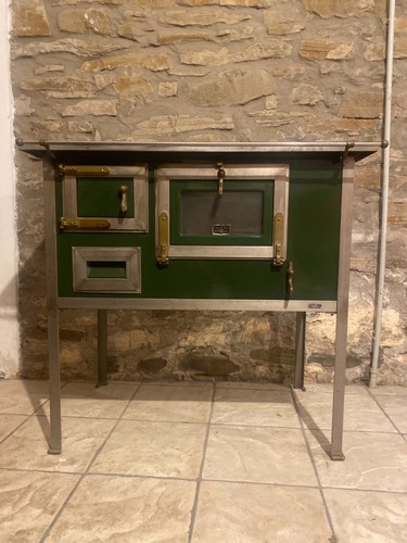 Stufa vintage legna smeg - a,