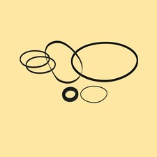 Cinghia frizione = kit 2 per Nakamichi 680 ZX Cassette Deck