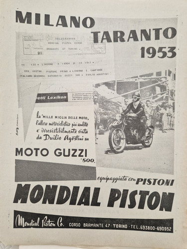 Moto guzzi 500 vince milano - vince,