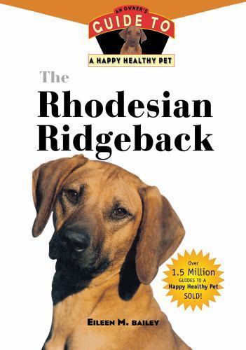 The rhodesian ridgeback an - rhodesian, ridgeback: