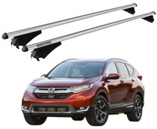 BARRE PORTATUTTO PER HONDA CR-V 5 DA 2017- CON ANTIFURTO ARGENTO MENABO RAILING