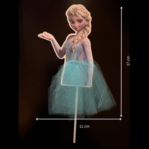 Cake topper principessa elsa - topper,