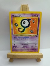 CARTA POKEMON UNOWN J 38 BLACK