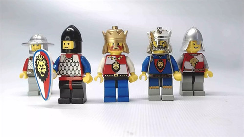 Lego minifigure classico - minifigure, 5x