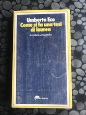 COME SI FA UNA TESI DI LAUREA